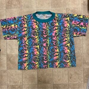 Aop Surfer Shirt L Measurement ‘90s VTG